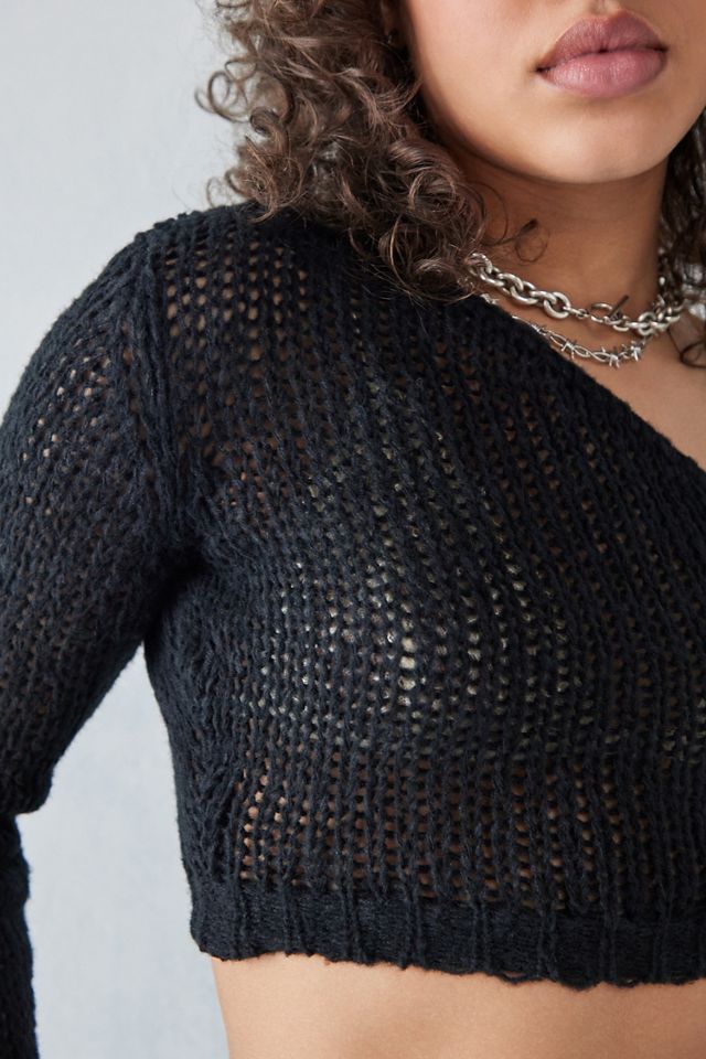 The Kript Tapissa Knitted One-Shoulder Top #2
