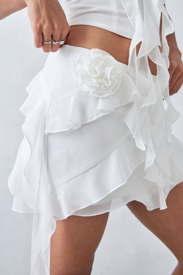 La mini falda Kript White Sydney #3
