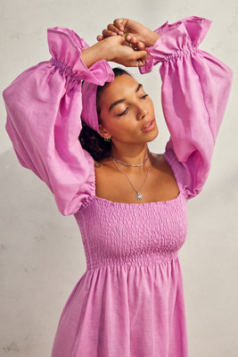 sleeper atlanta linen dress Dress of the Day: Sleeper Atlanta Dress