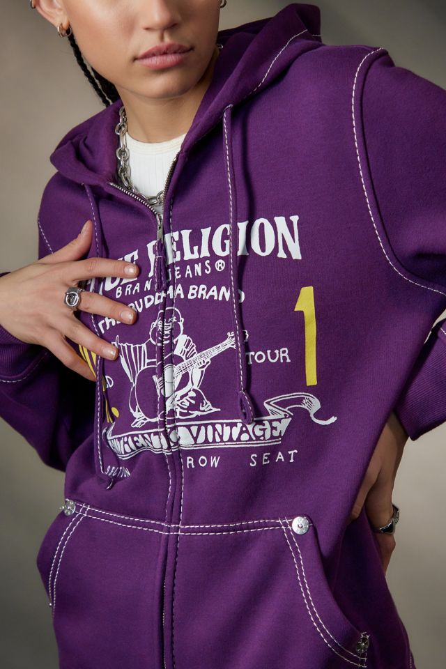 Purple true 2024 religion hoodie