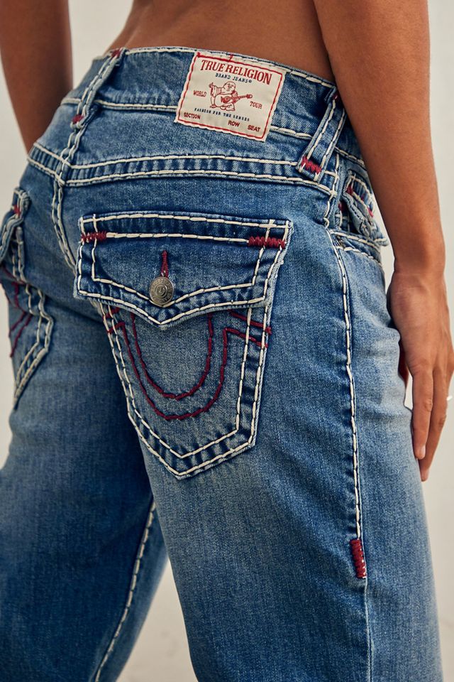 True Religion Super T Light-Wash Ricky Relaxed Straight Jeans #3