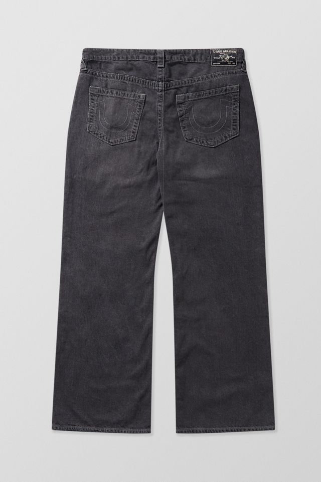 True Religion Grey Bobby Baggy Jeans #5