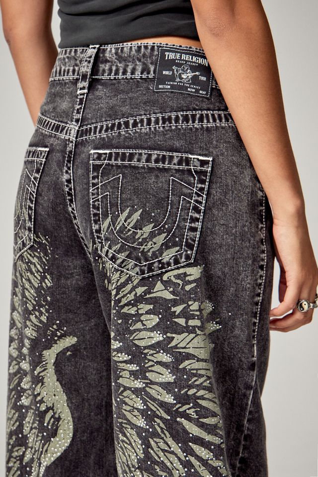 True Religion Schwarz Waschung Jessie Jeans #3