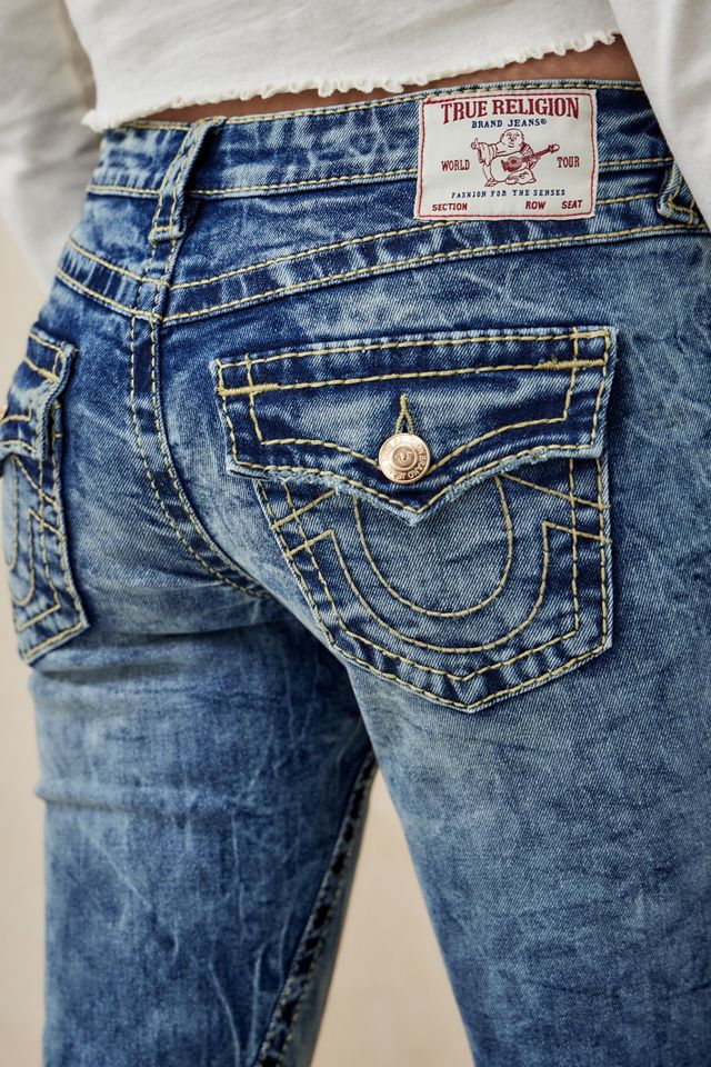 True Religion Joey Niedrig Taillierte Big T Ausgestellte Jeans #2