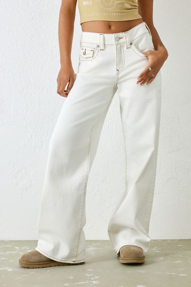 True religion jeans store white