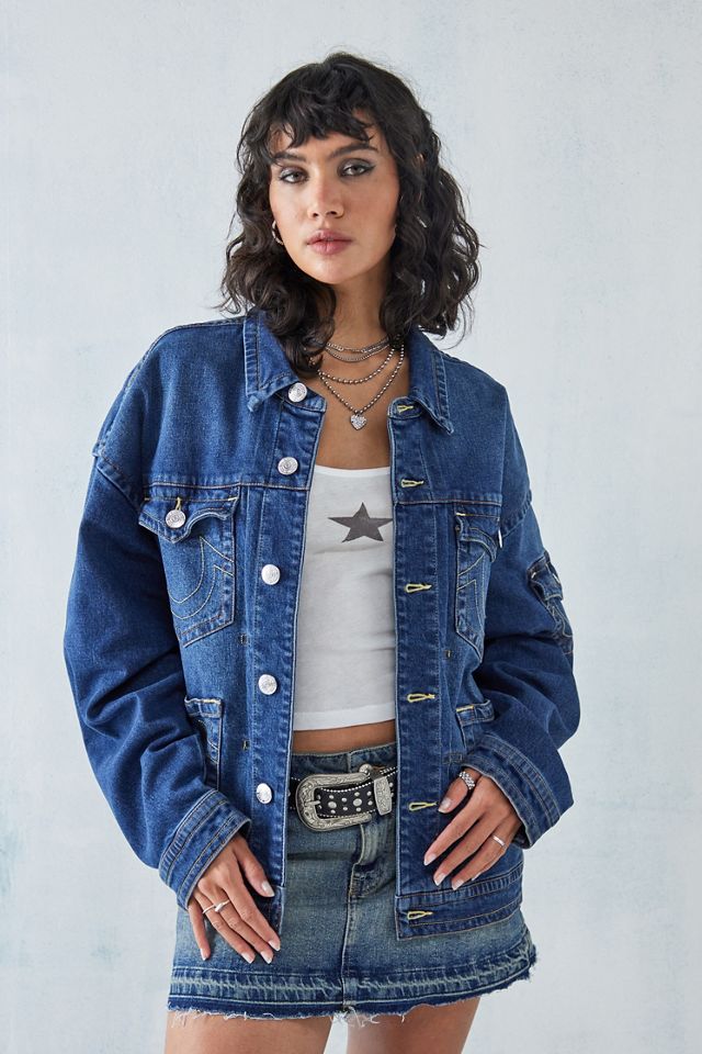 True Religion UO Exclusive Oversized Denim Jacket #1