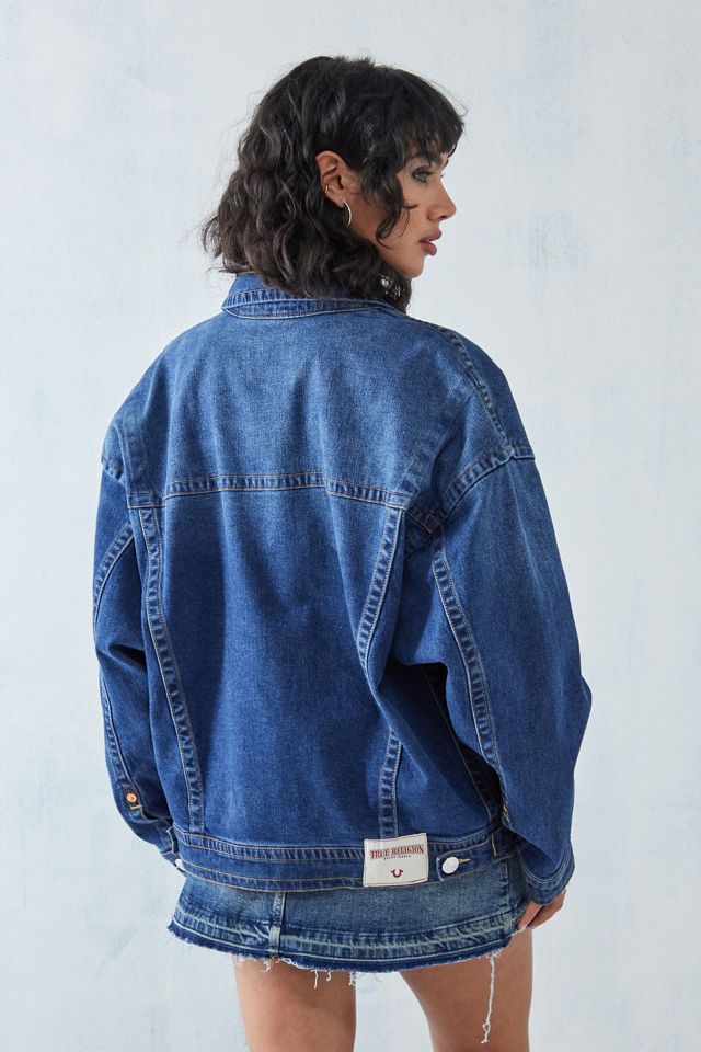 True Religion UO Exclusive Oversized Denim Jacket #3