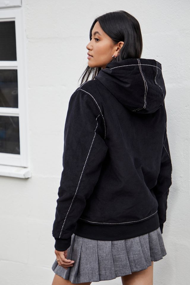 True Religion Black Big T Hooded Jacket #3