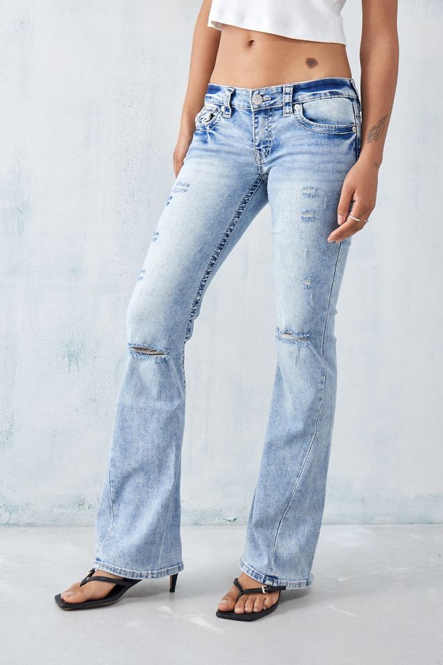 True Religion Low-Rise Acid Wash Joey Jeans | Urban Outfitters UK