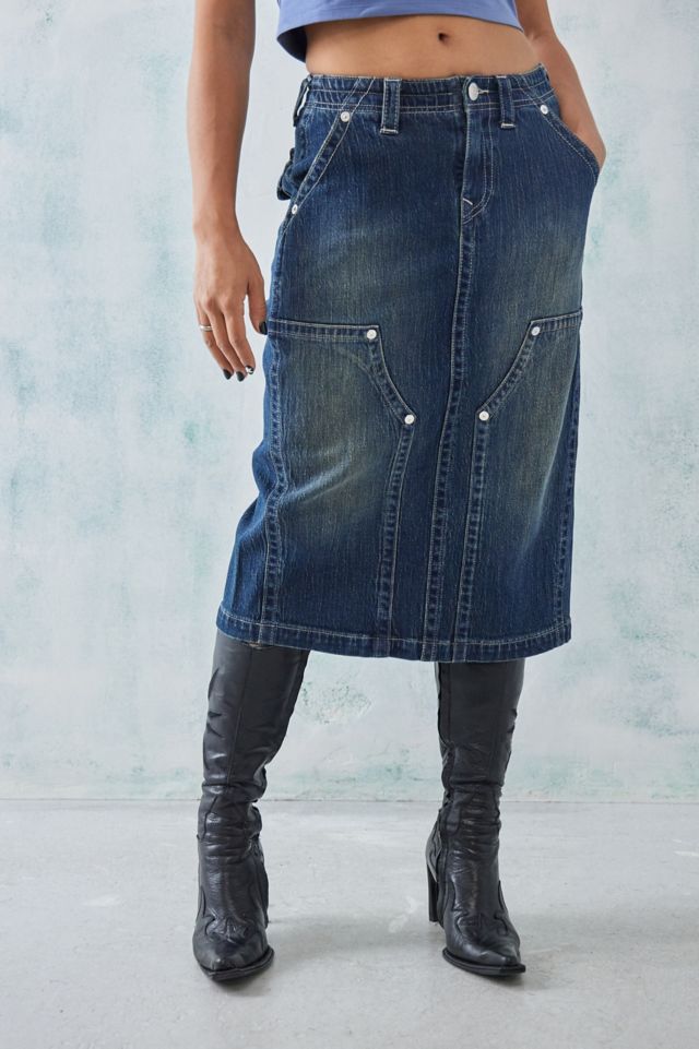 True religion sale jean skirt