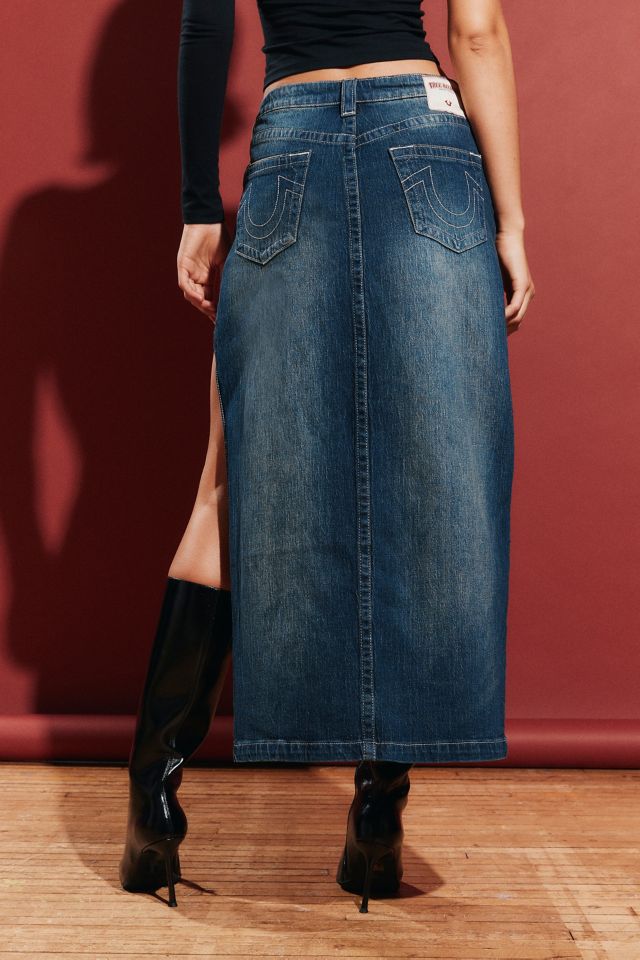 Long jean skirt clearance religion