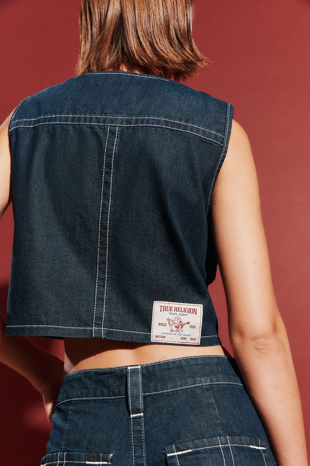 Gilet utility super-cropped True Religion #2