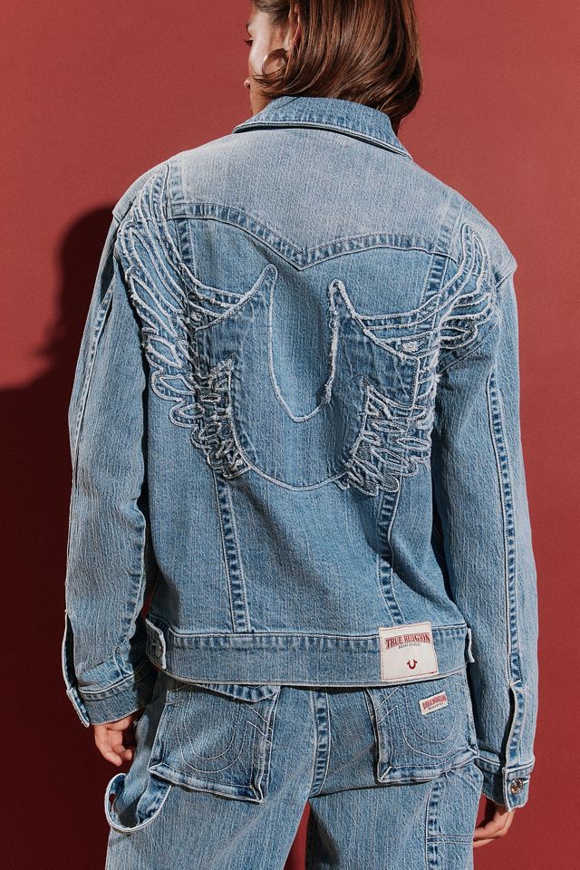 True Religion Jimmy Wings Giacca in denim oversize #1