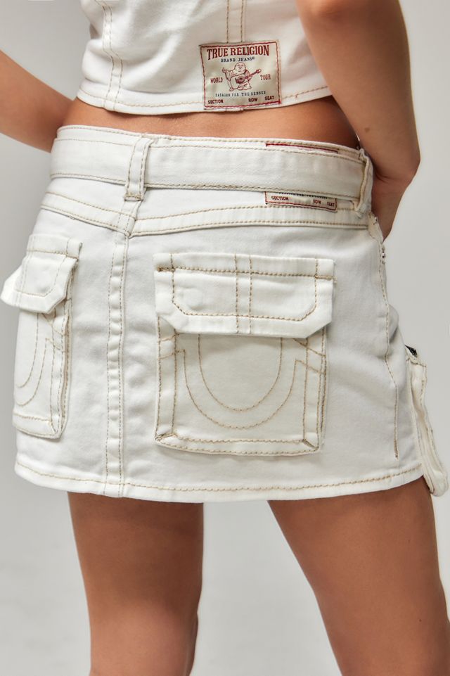 True Religion Sadie Cargo Mini Skirt #3