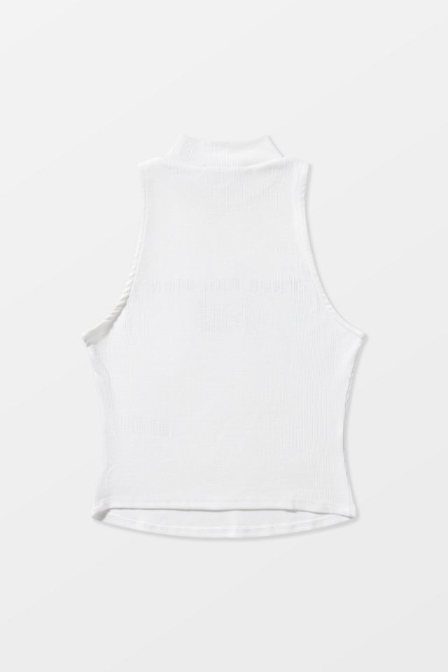 True Religion Logo Embroidered Rib Tank Top #7
