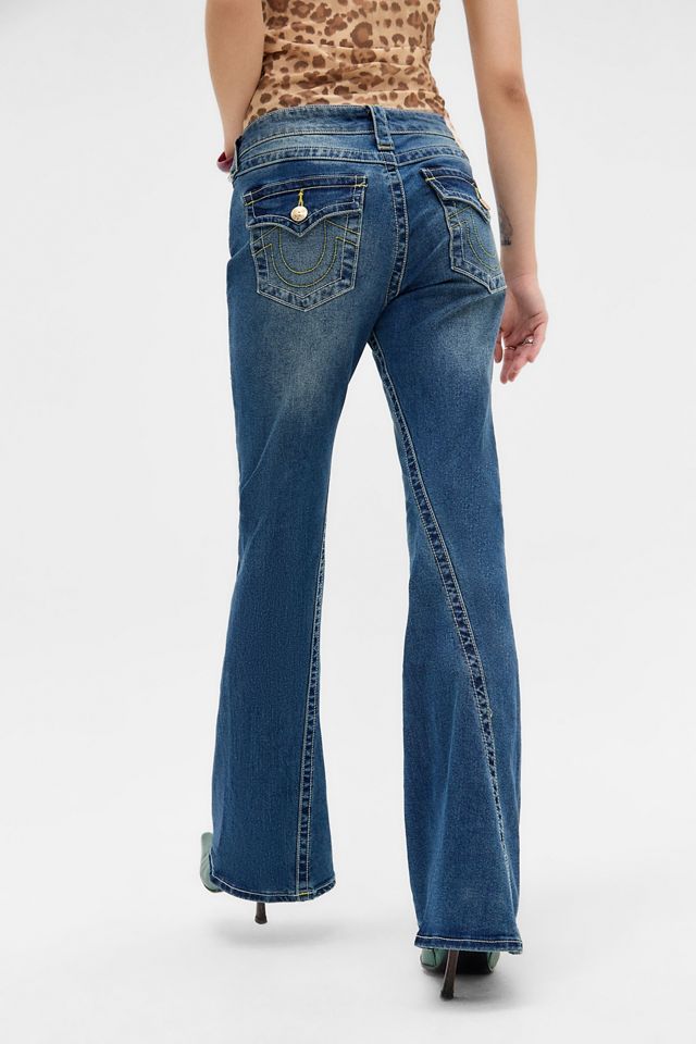 True Religion Joey Low Rise Flap-Pocket Flare Jeans #3