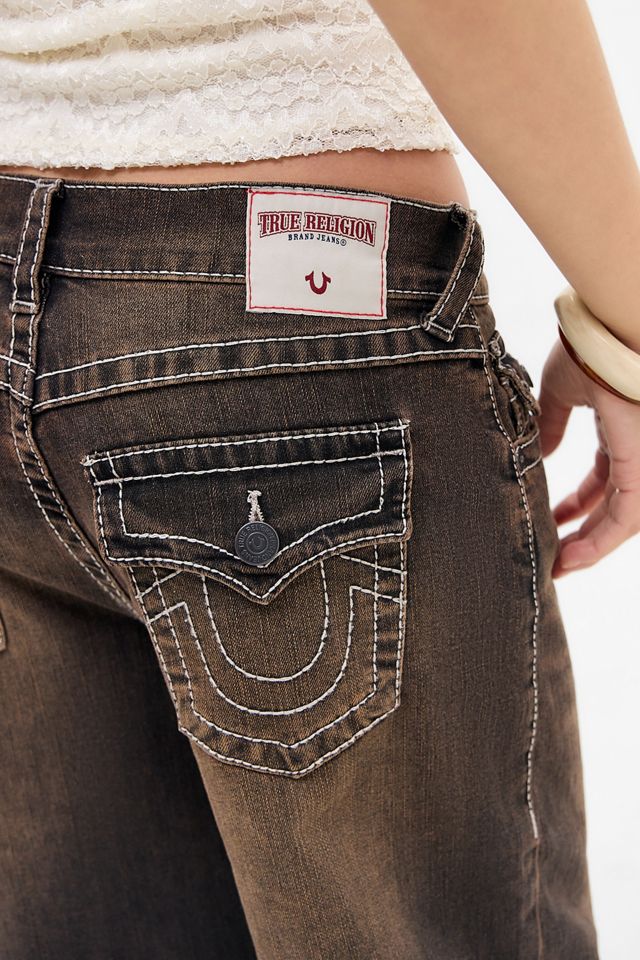 True Religion UO Exclusive Brown Washed Jessie Jeans #1