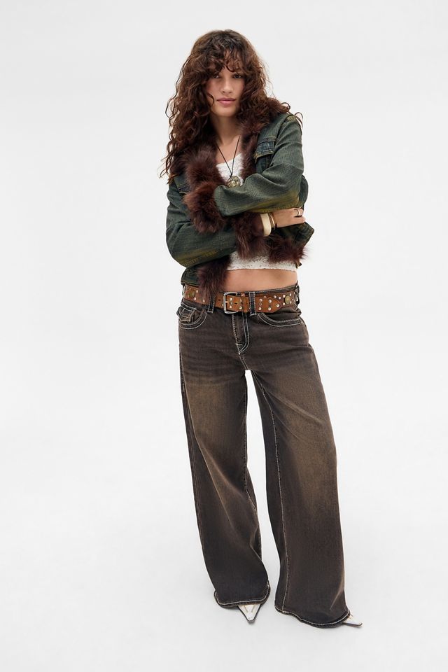 True Religion UO Exclusive Brown Washed Jessie Jeans #2