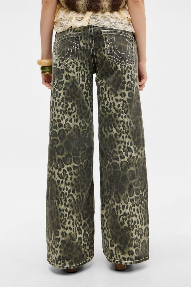 True Religion Bobbi Leopard Camo Low Rise Jeans #3