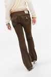 True Religion Brown Washed Becca Flared Jeans