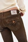 True Religion Brown Washed Becca Flared Jeans