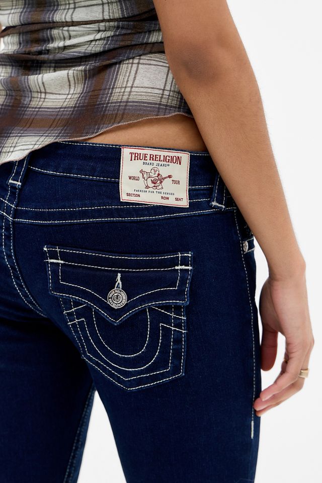 True Religion Low Rise Flared Jeans | Urban Outfitters UK
