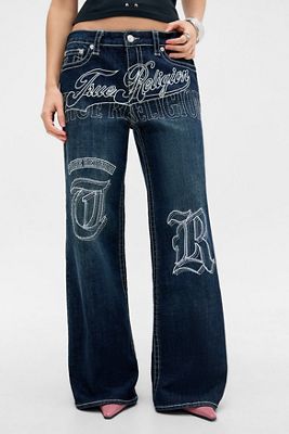 Jeans Holgados Bobbi Big T Bordados True Religion