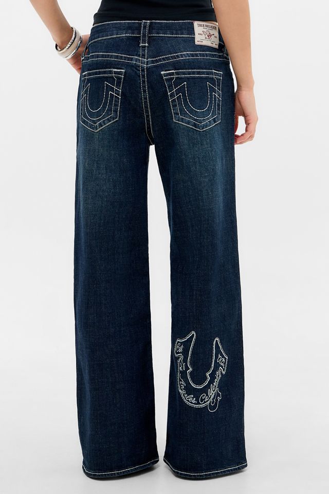 Jeans Baggy Bobbi Ricamati Big T True Religion #3