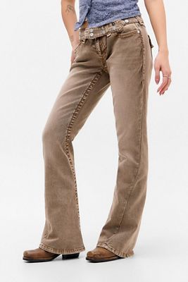 Jaded London Leopard Fade Colossus Jorts | Urban Outfitters UK