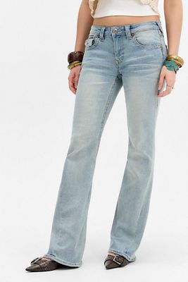 True Religion Jeans Acampanados Joey Big T Azul Claro