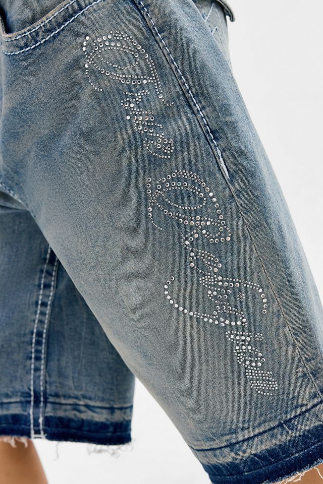 True Religion Jessie Baggy Jorts mit mittlerer Leibhöhe #3