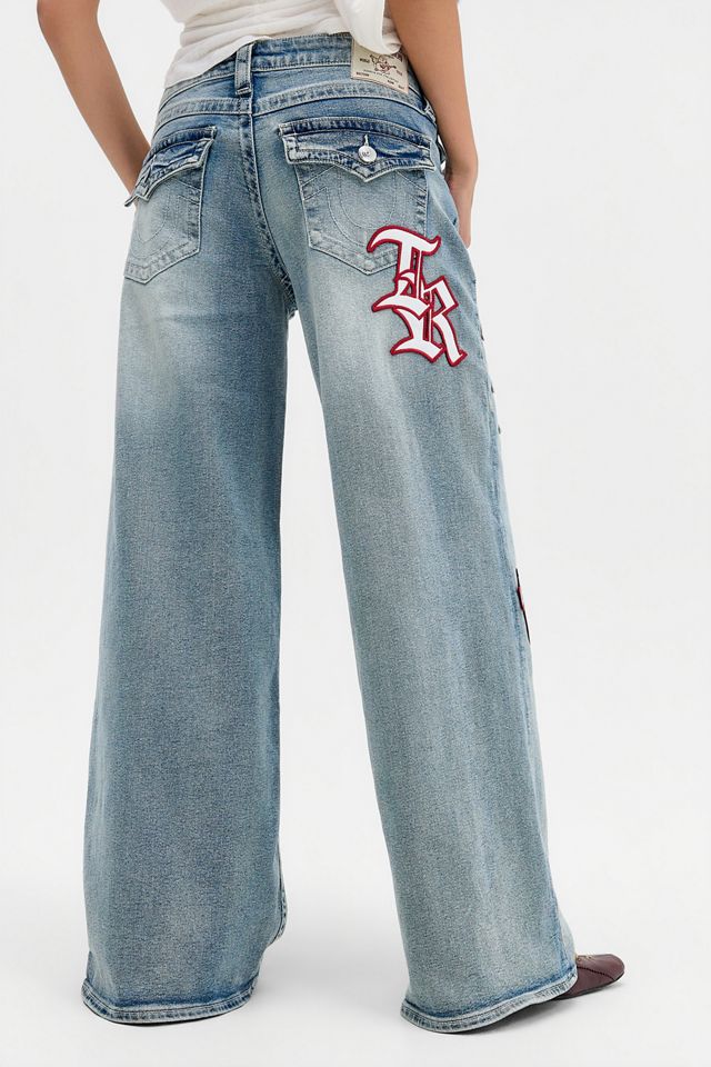 True Religion Jessie Logo Patch Super Baggy Jeans #3