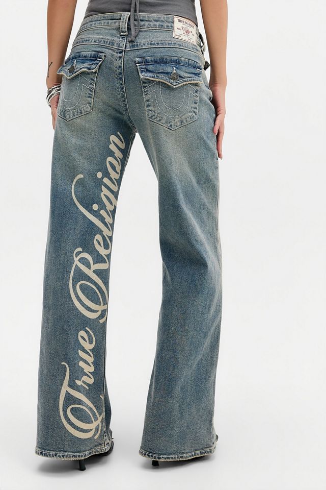 True Religion Bobby Mid Rise Baggy Jeans #1