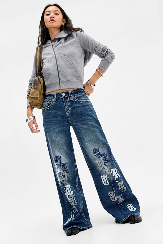Jean baggy Jessie Big T brodé True Religion #1