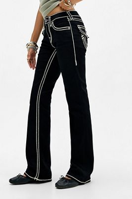 True Religion Becca Mr Bootcut Rope Stitch Jeans