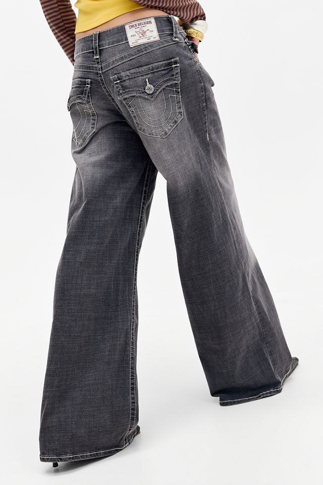 Jean Jessie super baggy noir True Religion #4