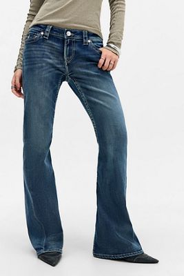True Religion Joey Low Rise Flared Jeans