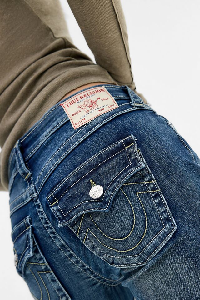 True Religion Joey Jeans mit niedrigem Bund und Schlag #4
