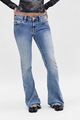 True Religion Joey Jeans mit niedrigem Bund und Schlag