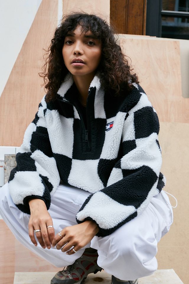 Tommy Hilfiger Checkerboard Sherpa Fleece #3