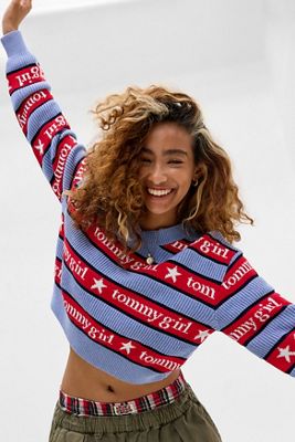 Tommy Girl Relaxed Stripe Jumper