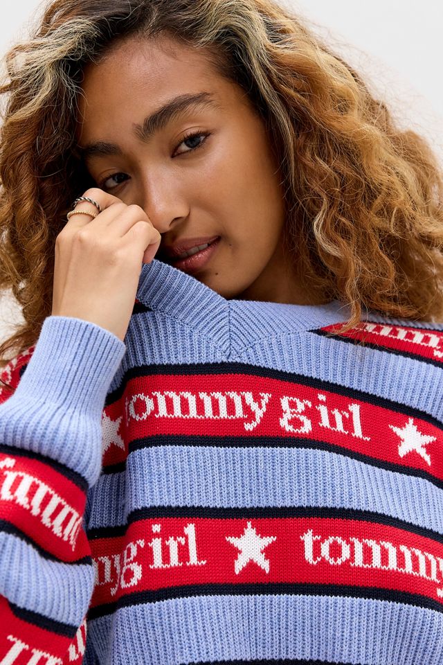 Tommy Girl Relaxed Stripe Jumper #1