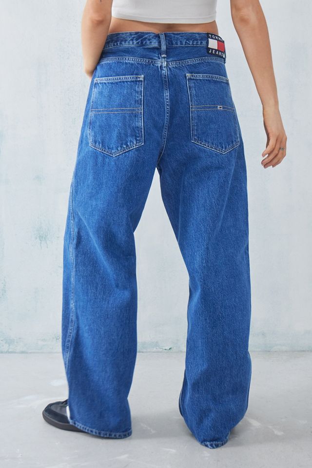 Jeans baggy taille basse Tommy Hilfiger à marguerites bleu moyen #3