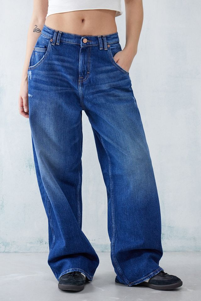 Tommy Hilfiger Indigo Daisy Low-Rise Baggy Jeans #1