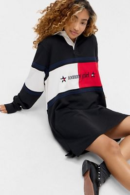 Camiseta de Rugby con Gráfico de Estrella Tommy Girl