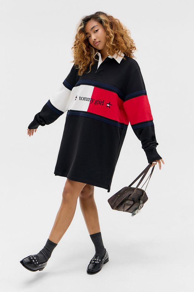 Haut de rugby à motif étoile Tommy Girl #2