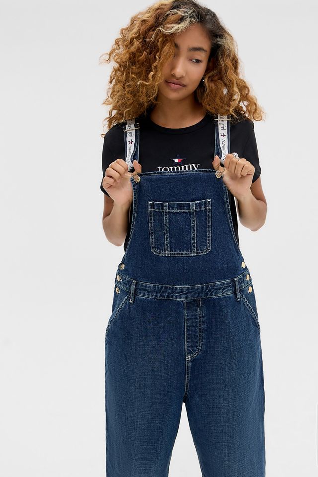 Salopette en denim Tommy Girl avec logo sur ruban #2
