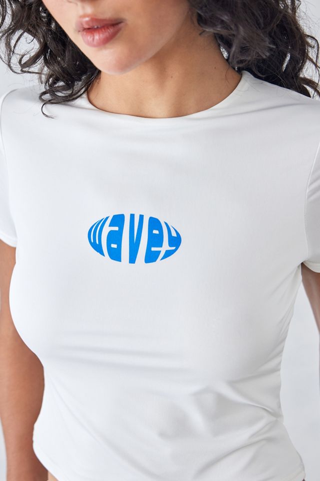 Wavey - T-shirt court blanc #2