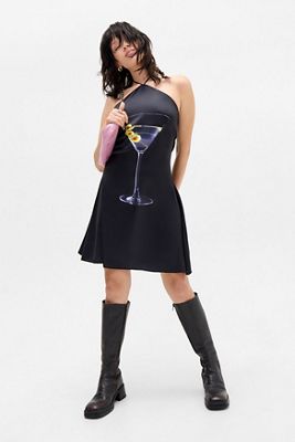 Robe mini Tyler McGillivary Martini noire