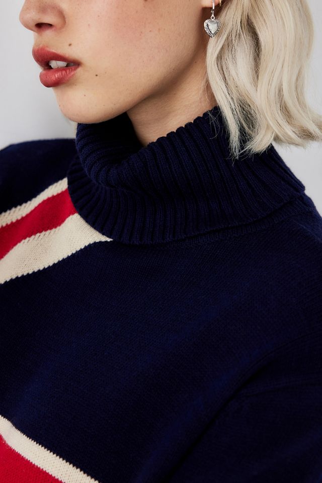 FCUK UO Exclusive Jersey de cuello vuelto con bandera #3